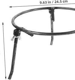 Happyyami Camping Cooking Tripod Removable Pot Rack Fire Pit Bracket for BBQ Stove Accessory Outdoor Cooking Tool 2