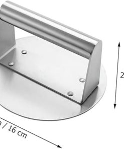 Cooking Weight Press Burger Meat Press Set 2pcs Hamburger Smasher Tool Steak Sturdy Construction 2