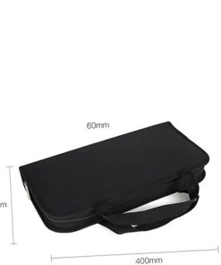 PRETYZOOM 12pc Stainless Steel BBQ Tool Set Grill Utensils Kit Brush Fork Tweezer Storage Bag for Outdoor Cooking 2