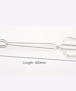 Kitchen Cooking Tongs Stainless Steel Long Handle Barbecue Tongs Suitable for Outdoor Grilling Fish Food Frying Tongs Kitchen Tool(30cm) 2