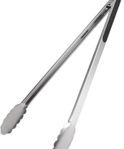 BBQ Tongs,Kitchen Tongs,Grill TongsBBQ 7/9/12/14/16 Inch BBQ Grilling Tong Salad Cake Dessert Serving Food Tongs Stainless Steel Barbecue Clips Clamp Baking Tool Accessories(16 inch)