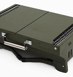 Portable Barbecue Grill Fold Charcoal Grill Tabletop Mini Grill Stand Outdoor Camping Barbecue
