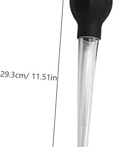 POPETPOP 5pcs Turkey Baster Pump Flavor Injector Silicone Sauce Injector for Cooking Marinating 2