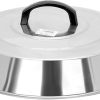 Non-stick Bbq Plate Handle Square Grill Pan Outdoor Grill Topper Easy Clean Stainless Steel Grilling Accessories 3