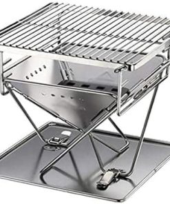 Portable Stainless Steel BBQ Grill Folding BBQ Grill Outdoor BBQ Grill Camping Picnic Barbecue Tool Barbecue Accessories