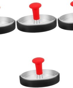 POPETPOP 4pcs Cooking Weight Press Burger Press Tool Sausage Patty Maker Easy to Use and Clean