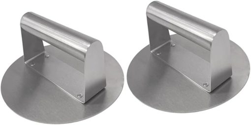 Cooking Weight Press Burger Meat Press Set 2pcs Hamburger Smasher Tool Steak Sturdy Construction