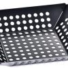 BBQ Grilling Basket Nonstick Barbecue Grill Basket Tools Grill Mesh for Meat Hamburger BBQ 3