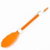 BBQ Silicone Food Tong Stainless Steel Kitchen Tongs Silicone Non-Slip Cooking Clip Clamp BBQ Salad Tools