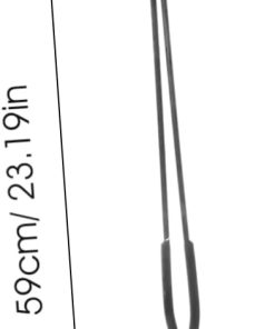 GANAZONO Practical Bbq Clip Extended Firewood Tongs Charcoal Clamp Long Handle Grill Tong for Outdoor Cooking Random Style 2