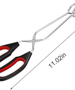 BBQ Tools Barbecue Scissor Tongs Grilled Food Tong Long Handle Scissor BBQ Bread Roast Clip Kitchen Baking Tongs BBQ Accessories(H0016-M) 2