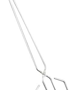 Kitchen Cooking Tongs Stainless Steel Long Handle Barbecue Tongs Suitable for Outdoor Grilling Fish Food Frying Tongs Kitchen Tool(30cm)