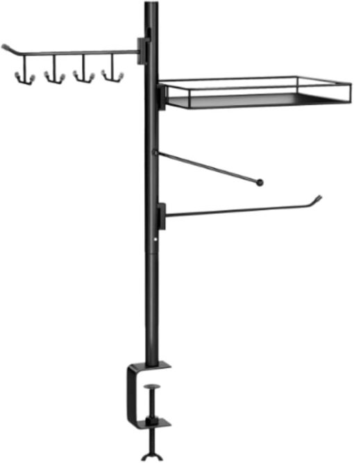BBQ Accessories Storage Rack Grill Accessory Organizer and Tool Hook Outdoor Condiment Rack for Outdoor Grill BBQ RV - Image 2