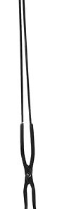 Camping Firewood Tongs Heavy Duty Charcoal Clamp Long Log Grabber Outdoor Bbq Clip Portable Clamp Sturdy Iron Tool Random Style