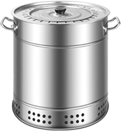 smoker Charcoal Barrel BBQ Grill, BBQ Hanging Stove, Stainless Steel BBQ Grill Mesh Barrel with 20pcs Kabob Skewers, Rolling Grilling Basket, Camping Barbecue Rack for Vegetables and Meat smoker Charcoal Barrel BBQ Grill, BBQ Hanging Stove, Stainless Steel BBQ Grill Mesh Barrel with 20pcs Kabob Skewers, Rolling Grilling Basket, Camping Barbecue Rack for Vegetables and Meat