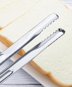 Catering tongs Bag Clips for Food 1pc Grilling Tongs Long Stainless Steel Kitchen Tongs Cooking Tongs Tongs Cooking Tools Accessories BBQ Tools(4pc) 2