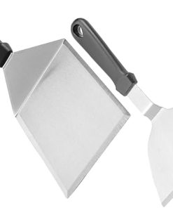 Zerodeko 4sets Multi-function Kitchen Spatula Griddle Spatula Barbecue Set Hamburger Turner Steak Cooking Tool 2pcs*4 2