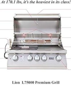 Lion Premium Grills 32-Inch Propane Grill L75000 and Multi-Functional Drawer with 5 in 1 BBQ Tool Set Package Deal 2
