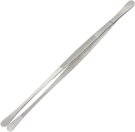 BBQ Tongs, BBQ 30cm Stainless Steel Barbecue Tongs Food Tongs Food Clip Barbecue Buffet Tool BBQ Accessories Round/Sharp Mouth Cooking Tweezers Accessories(Round Head) BBQ Tongs, BBQ 30cm Stainless Steel Barbecue Tongs Food Tongs Food Clip Barbecue Buffet Tool BBQ Accessories Round/Sharp Mouth Cooking Tweezers Accessories(Round Head)