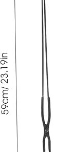 Long Handle Charcoal Clip for Bbq Durable Kitchen Tong for Outdoor Cooking Camping and Family Gatherings Sturdy Design for Easy Use Random Style 2