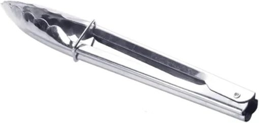 BBQ Stainless Steel Bread Clip Kitchen Food Tool Heat Bread Salad BBQ Cooking Serving Utensil Clip Clamp Meat Barbecue Tools Buffet Accessories(14inch)