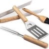 Barbecue kit Barbecue Tool Set, Stainless Steel Barbecue Accessories Complete Outdoor Barbecue Grill UtensilsTools Set for Friends Family 4