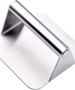 Stainless Steel Burger Press Bacon Press Gift for Bacon Burger Lover Kitchen Suitable for Stove Outdoor Grilling Durable