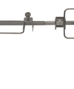 Rotisserie Kit Universal Replacement 5078b Quick Install Portable Spit Grill Outdoor Camping BBQ Three Heights Adjustable Length Cooking Tool Roaster Accessories Chicken Fork Heavy Duty Motor DC 5V