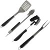 SEFAX Grill Accessories, Portable Camping Kitchen Utensil Set, BBQ Tools Set with Foldable Grill and Storage Case, Perfect for Outdoor, Camping, Backyard 3