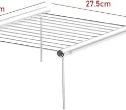 Portable BBQ Cooking Stainless Steel BBQ Folding Mini BBQ Home Park Picnic Outdoor BBQ Net Outdoor BBQ Accessories Set (silver 1pcs) 2