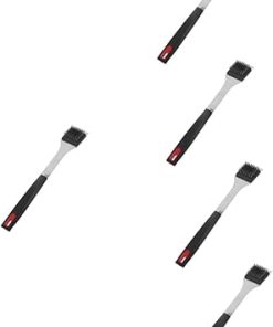 Happyyami 5pcs BBQ Scraper Brush Grill Cleaner BBQ Accessories Long Handle Brush for Outdoor Multi-Function Cleaning Tool