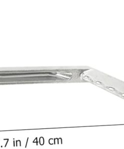 Stainless Steel Blade Griddle Scraper Stainless Spatula Grill Accessories for Outdoor Grill Griddle Pan Griddle Spatula Frying Cleaning Flat Top Bot Silver 420 Stainless Steel 2