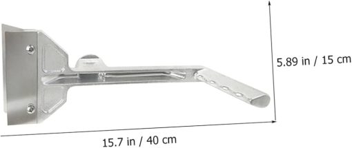 Stainless Steel Blade Griddle Scraper Stainless Spatula Grill Accessories for Outdoor Grill Griddle Pan Griddle Spatula Frying Cleaning Flat Top Bot Silver 420 Stainless Steel - Image 2