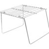 3pcs Grill Rack Folding Bracket Outdoor BBQ Outdoor Griddle Grill Campfire Rack Portable Grills Portable Charcoal Grill Barbecue Tool Barbecue Picnic Accessory Grill Grate Mini/1505