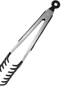 Grill Tongs BBQ Tongs Stainless Steel Grill Tongs with Heat-Resistant Handles for Outdoor Cooking Grill Tongs for BBQ