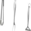 BBQ Grill Accessories, Heavy Duty Stainless Steel Grilling Tools Set, for Men, Camping, Kitchen Use 3