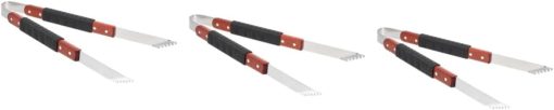 3pcs Grill Tongs for Cooking Heavy Duty Bbq Tools Buffet Food Clip Restaurant Meat Clamp Non-slip Tong