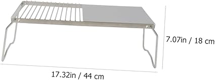 Bbq Tool Supply Stainless Steel Grill Perfect for Camping Beach Parties 2 Bbq Tool Supply Stainless Steel Grill Perfect for Camping Beach Parties - Image 2