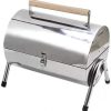 BBQ Grill Outdoor Stainless Steel Round BBQ Grill Mesh Home Roast Bacon Grill Tool Iron Barbecue Accessories Non-Stick BBQ (Color : D, Size : Round) 3