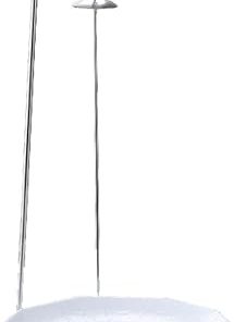 Kebab Stand Barbecue Grill Stand Roasting Sticks BBQ Skewer Rack Grill Vertical Stand for Camping Outdoor Cooking Tool, White