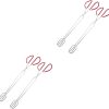 4 Pcs Charcoal Clip Multipurpose American Flag Bandanas Extra Kitchen Tongs Kitchen Accessories Metal Cooking Tongs Multitools Metal Serving Tongs Coal Tongs Ir 4