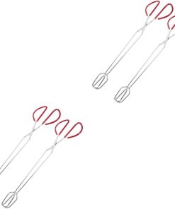 4 Pcs Charcoal Clip Multipurpose American Flag Bandanas Extra Kitchen Tongs Kitchen Accessories Metal Cooking Tongs Multitools Metal Serving Tongs Coal Tongs Ir