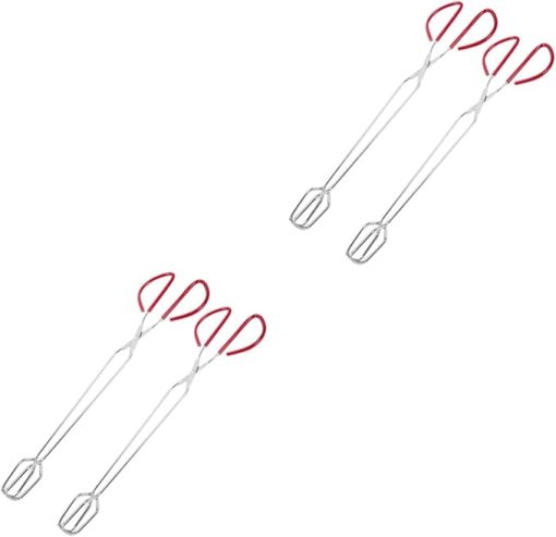 4 Pcs Charcoal Clip Multipurpose American Flag Bandanas Extra Kitchen Tongs Kitchen Accessories Metal Cooking Tongs Multitools Metal Serving Tongs Coal Tongs Ir