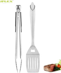 Baking Supplies BBQ Tool Set Stainless Steel Grill Accessories Set 430 Handle Outdoor BBQ 2