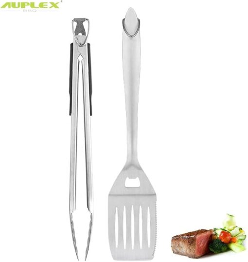 Baking Supplies BBQ Tool Set Stainless Steel Grill Accessories Set 430 Handle Outdoor BBQ - Image 2