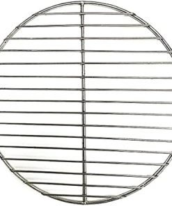 1pc BBQ Grill Mesh Home Roast Nets 304 Stainless Steel Round Bacon Grill Tool Iron Nets Barbecue Accessories Non-stick BBQ Mat Grid (Size : 33cm Diameter)