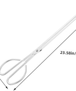 CHILDWEET Charcoal Tong Outdoor Fire Pit Tool for Barbecue Campfire Versatile Garbage Picker Wear Resistant Firewood Clamps for Camping Backyard 2