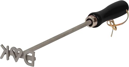 Custom Branding Iron for Wood, Steak, Food and Leather | Grilling Gift for Men | Personalized Grilling Accessory for Father’s Day Gift | Monogram Steak Brander | Steel 11th Anniversay Gift 2 Custom Branding Iron for Wood, Steak, Food and Leather | Grilling Gift for Men | Personalized Grilling Accessory for Father's Day Gift | Monogram Steak Brander | Steel 11th Anniversay Gift - Image 2