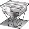 Portable Stainless Steel BBQ Grill Folding BBQ Grill Outdoor BBQ Grill Camping Picnic Barbecue Tool Barbecue Accessories 4