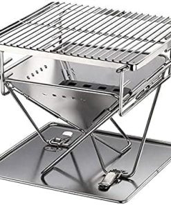 Portable Stainless Steel BBQ Grill Folding BBQ Grill Outdoor BBQ Grill Camping Picnic Barbecue Tool Barbecue Accessories